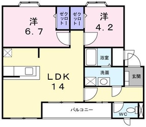 ヒルサイドテラスの物件間取画像